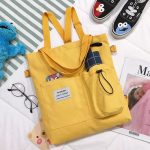 Fashion Leisure College Simple Tote Bag Shoulder Bag - Image 9