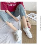 Strawberry White Autumn Winter Korean all-match casual breathable Sneakers tide thick bottom - Image 14