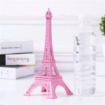 Pink Vintage Paris Eiffel Tower Sculpture Girl Desk Decor - Image 6