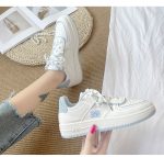 Strawberry White Autumn Winter Korean all-match casual breathable Sneakers tide thick bottom - Image 13