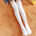 Cute Long Knee Coral Fleece Comfy Socks - Image 10