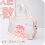 Cute Transparent Travel Wash Cosmetics Beauty Organizer Bag Storage - Image 12