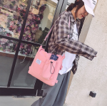 Fashion Leisure College Simple Tote Bag Shoulder Bag - Image 13