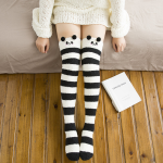 Cute Long Knee Coral Fleece Comfy Socks - Image 19