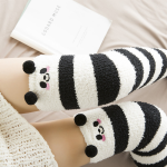 Cute Long Knee Coral Fleece Comfy Socks - Image 18