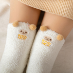 Cute Long Knee Coral Fleece Comfy Socks - Image 4