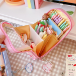 Kawaii Japanese Style multi-layered Stationery Supplies Pencil Case Pouch - Image 2