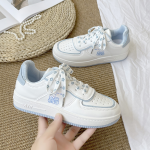 Strawberry White Autumn Winter Korean all-match casual breathable Sneakers tide thick bottom - Image 2