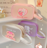 Cute Transparent Travel Wash Cosmetics Beauty Organizer Bag Storage