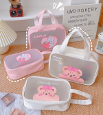 Cute Transparent Travel Wash Cosmetics Beauty Organizer Bag Storage - Image 5