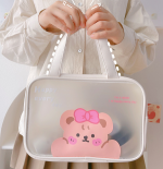 Cute Transparent Travel Wash Cosmetics Beauty Organizer Bag Storage - Image 4