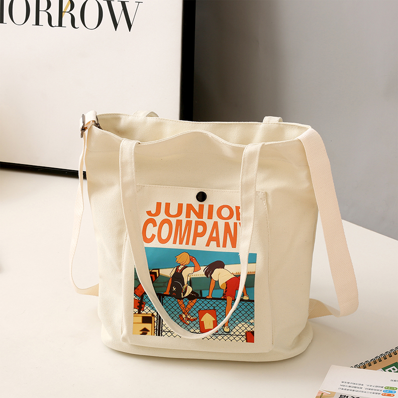 Junior Company Cute Anime Printed Tote Shoulder Bag