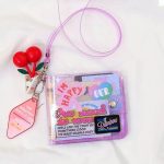 AlmostBlue PVC Glitter Transparent Wallet Card Holder