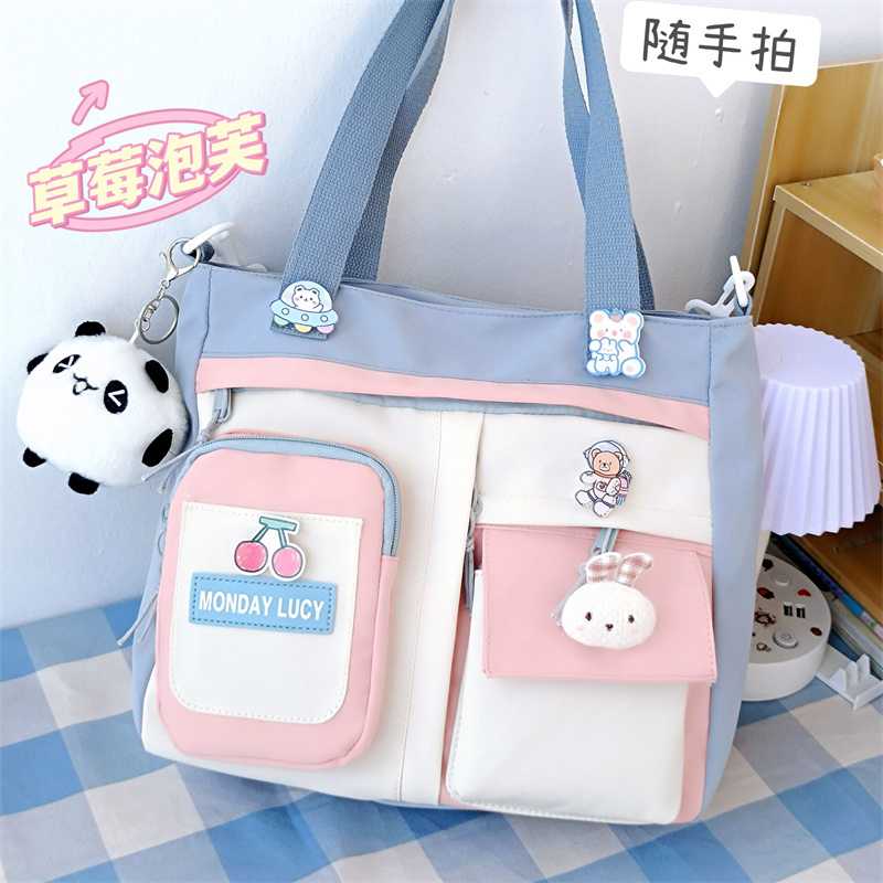 Monday Lucy Harajuku Large Capacity Messenger Cross Body Shoulder Bag