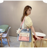 Mulaidi-Fun Kawaii Large Capacity Messenger Shoulder Tote Bag - Image 5