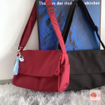 Solid Color Casual Cross Body Messenger Shoulder Bag - Image 3