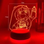 Himouto Umaru Chan Bedroom Decor Remote Control Night Light - Image 6