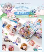 30pcs Lovely Shiny Girl Stickers for Journal Card Diy creative material - Image 8