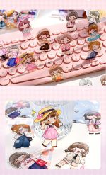 30pcs Lovely Shiny Girl Stickers for Journal Card Diy creative material - Image 13