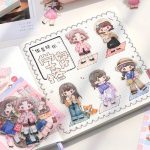 30pcs Lovely Shiny Girl Stickers for Journal Card Diy creative material - Image 3
