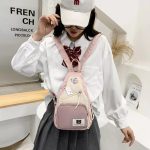 Myron Bear Small Multi-functional Cute Shoulder Messenger Travel Backpack - Image 2