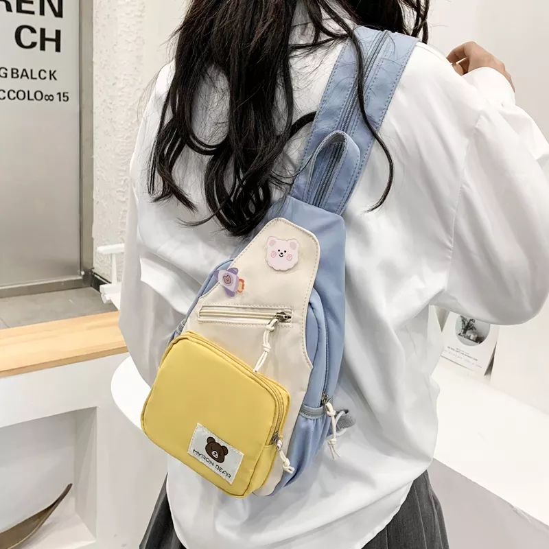 419860943-508236822 Myron Bear Small Multi-functional Cute Shoulder Messenger Travel Backpack - Image 1