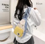 Myron Bear Small Multi-functional Cute Shoulder Messenger Travel Backpack - Image 11