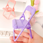 Cute Little Chair Foldable Mobile Phone Stand Holder - Image 4