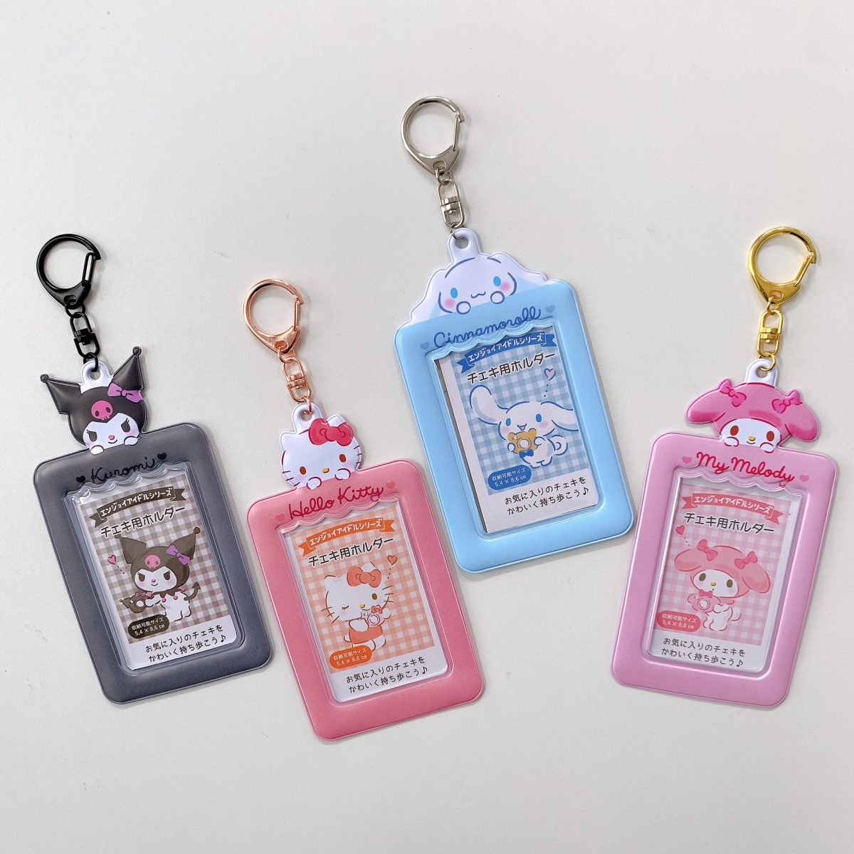 Sanrio Kawaii PhotoCard holder keychain bag pendant - Image 8