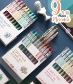 9pcs Morandi Colored 0.5mm Gel pen - Image 6