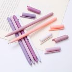 6pcs Morandi Kawaii Quick Gel Pen with 20pcs Refill - Image 7