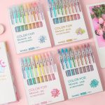 9pcs Morandi Colored 0.5mm Gel pen