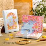 Dream Of Light And Shadow 3D Oil Painting Moon Flower Journal - Image 10