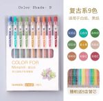 9pcs Morandi Colored 0.5mm Gel pen - Image 12