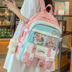 NUOYIBAG Cute and Fresh Large Capacity Kawaii Backpack - Image 2