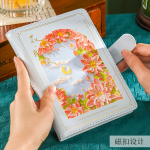 Dream Of Light And Shadow 3D Oil Painting Moon Flower Journal - Image 6