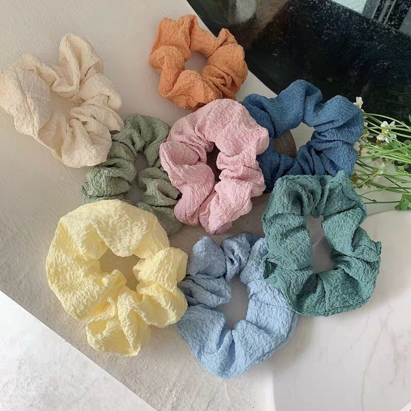 tb_image_share_1667116716563.jpg 8pcs Solid Color Cute Scrunchies Hairband - Image 1