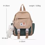 Kawaii Small Multifunctional Japanese Style Casual Backpack Messenger Bag - Image 8