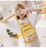 Kawaii Small Multifunctional Japanese Style Casual Backpack Messenger Bag - Image 3