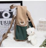 Kawaii Small Multifunctional Japanese Style Casual Backpack Messenger Bag - Image 20