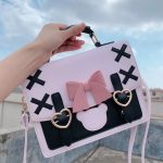 Lolita Kawaii Shoulder Bag Women Jk Handbags Female Pink Messenger Crossbody Bag