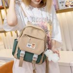 Kawaii Small Multifunctional Japanese Style Casual Backpack Messenger Bag - Image 17