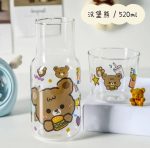 Bunny Bear Glass Bottle with Cup - Image 10