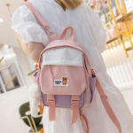 Kawaii Small Multifunctional Japanese Style Casual Backpack Messenger Bag - Image 6