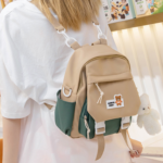 Kawaii Small Multifunctional Japanese Style Casual Backpack Messenger Bag - Image 7