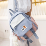 Kawaii Small Multifunctional Japanese Style Casual Backpack Messenger Bag - Image 19