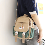 Kawaii Small Multifunctional Japanese Style Casual Backpack Messenger Bag - Image 5