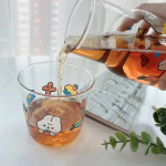 Bunny Bear Glass Bottle with Cup - Image 12