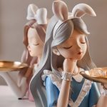 Nordic Butterfly Bouquet Girl Ornaments Jewelry Storage Sculpture Statue - Image 7