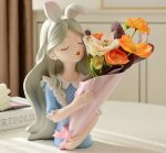 Nordic Butterfly Bouquet Girl Ornaments Jewelry Storage Sculpture Statue - Image 17